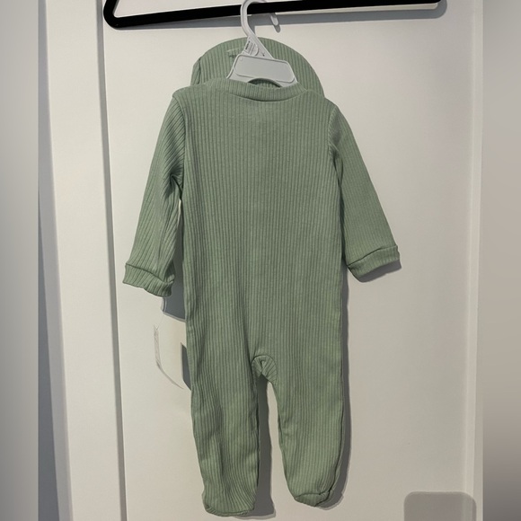 Baby Gear BG 3 piece outfit Green with Bear Size 3-6M - Picture 5 of 5